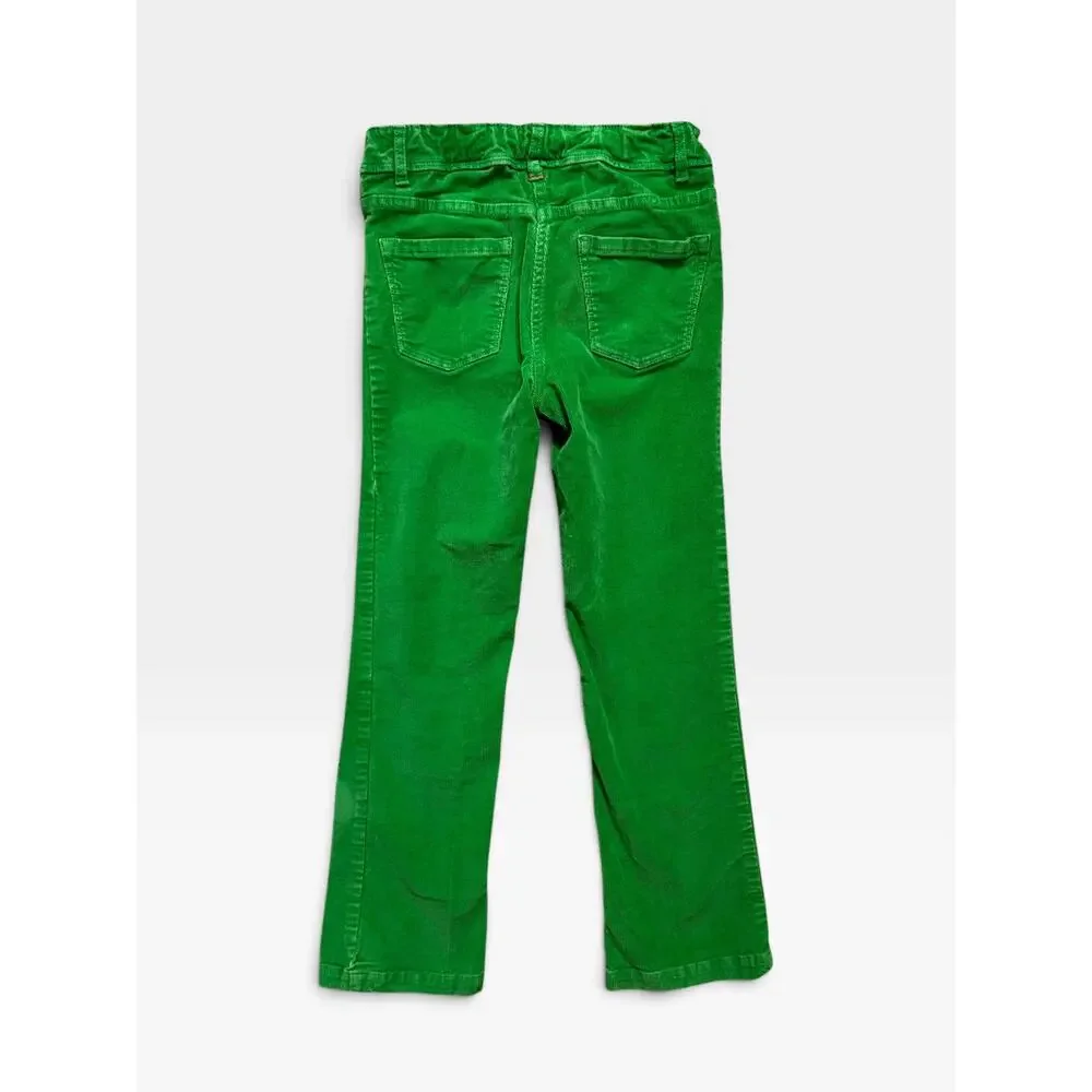 Mini Boden Girls’ Green Stretch Corduroys, Size 9